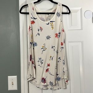 Old navy floral Luxe tank